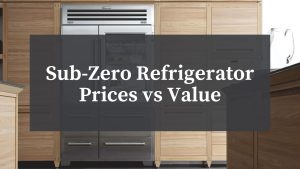 sub-zero refrigerator price