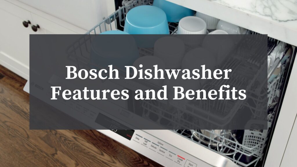 bosch dishwasher being loaded with dishes in a home