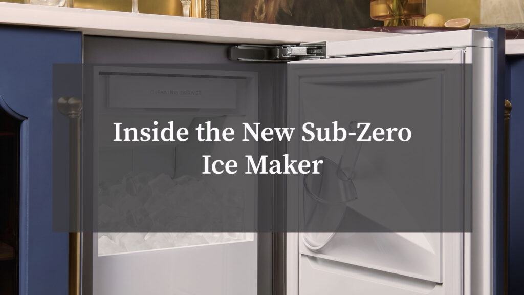 Inside the New Sub-Zero Ice Maker